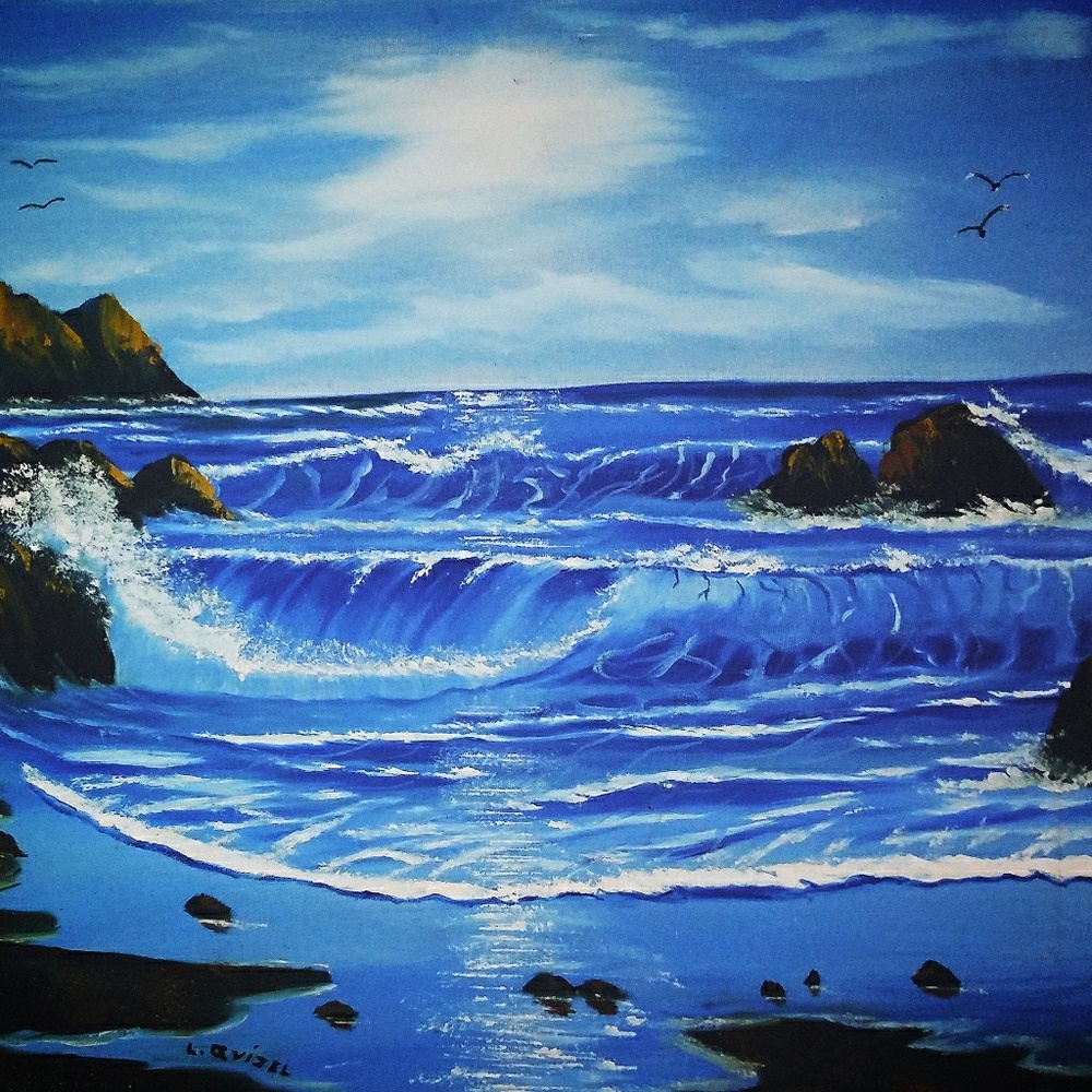 Origional Seaside Oregon Coast Painting